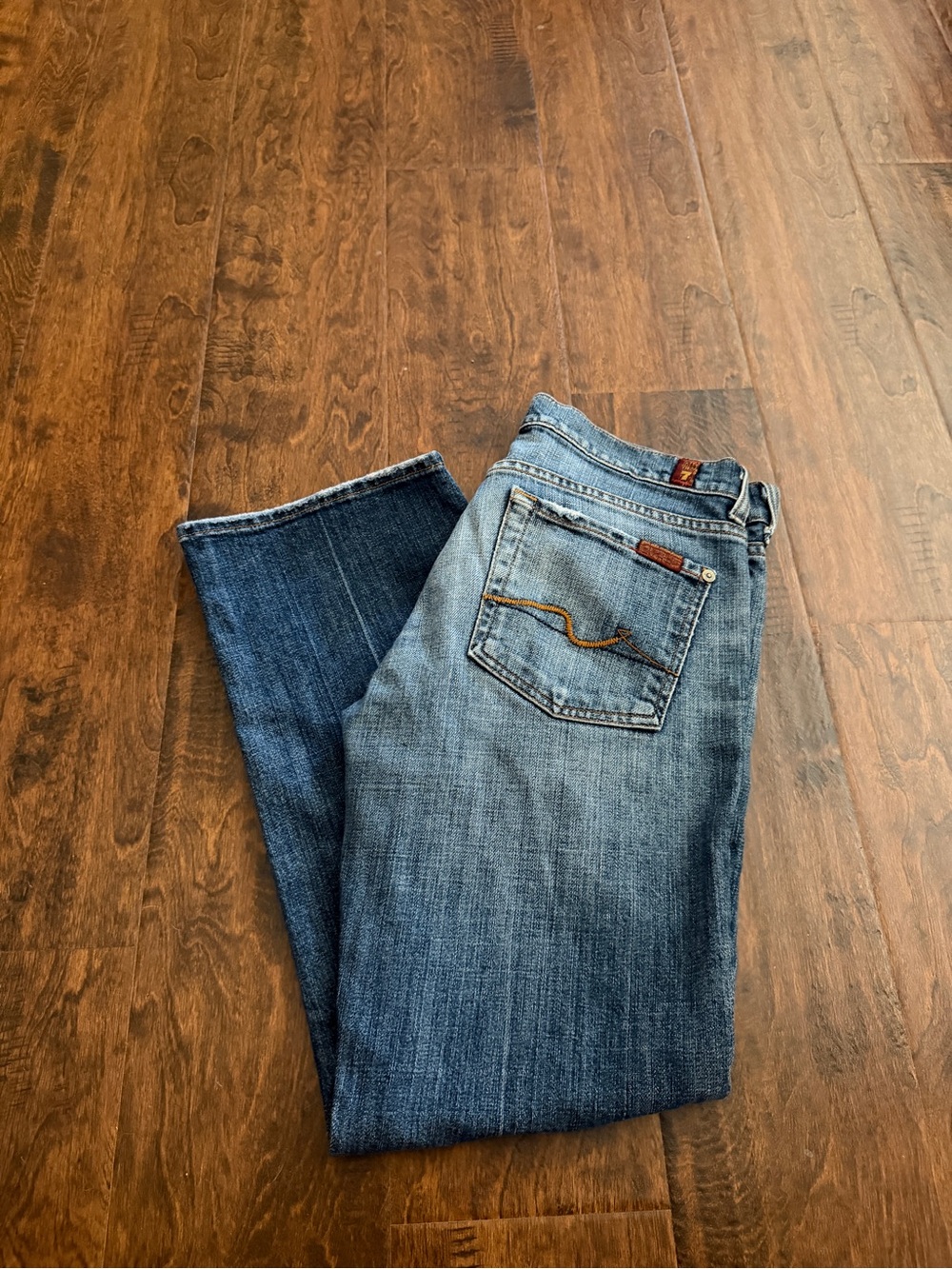 7 for All Mankind  Blue Denim Jeans Size 28
